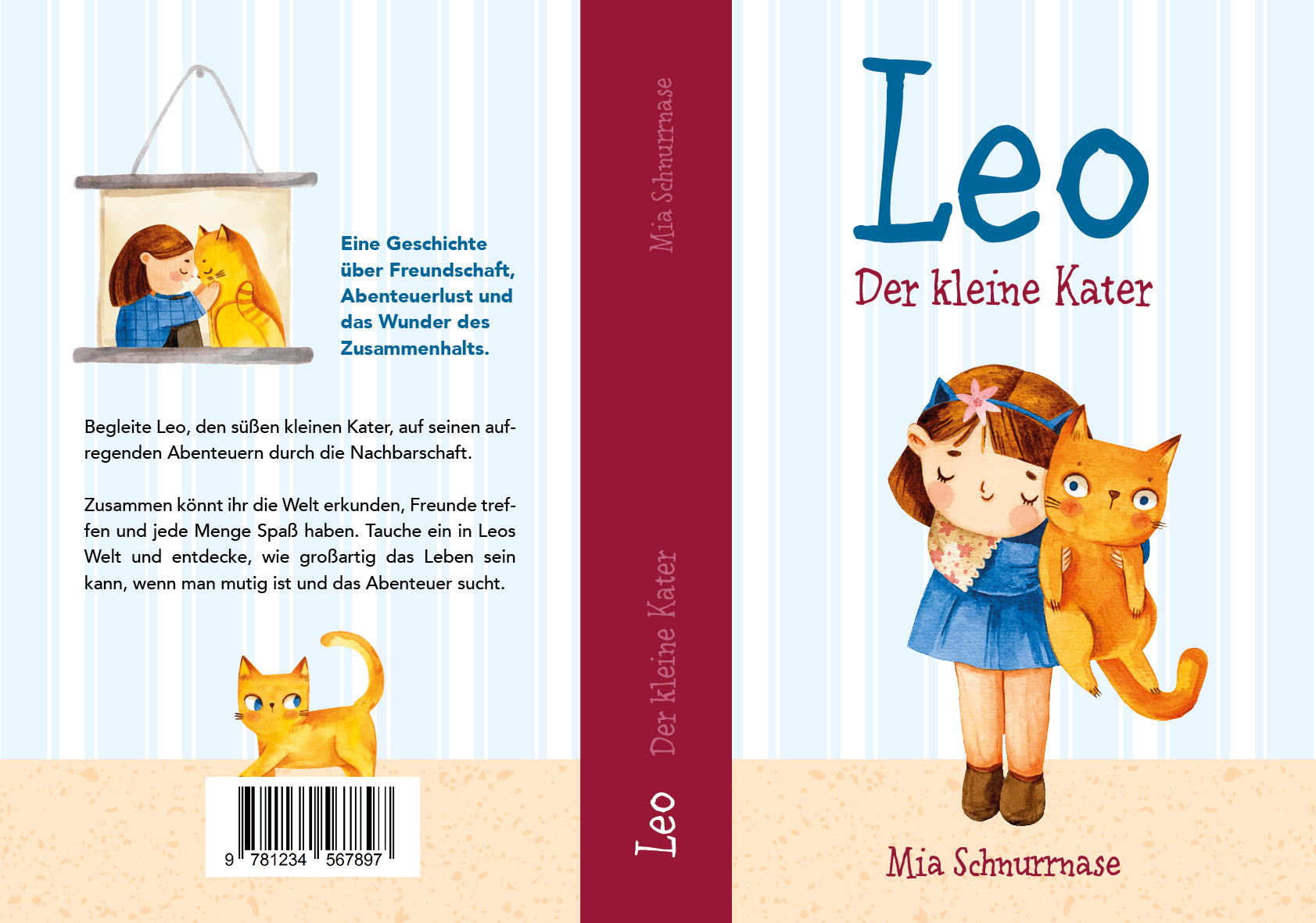 Kinderbuchcovergestaltung Leo