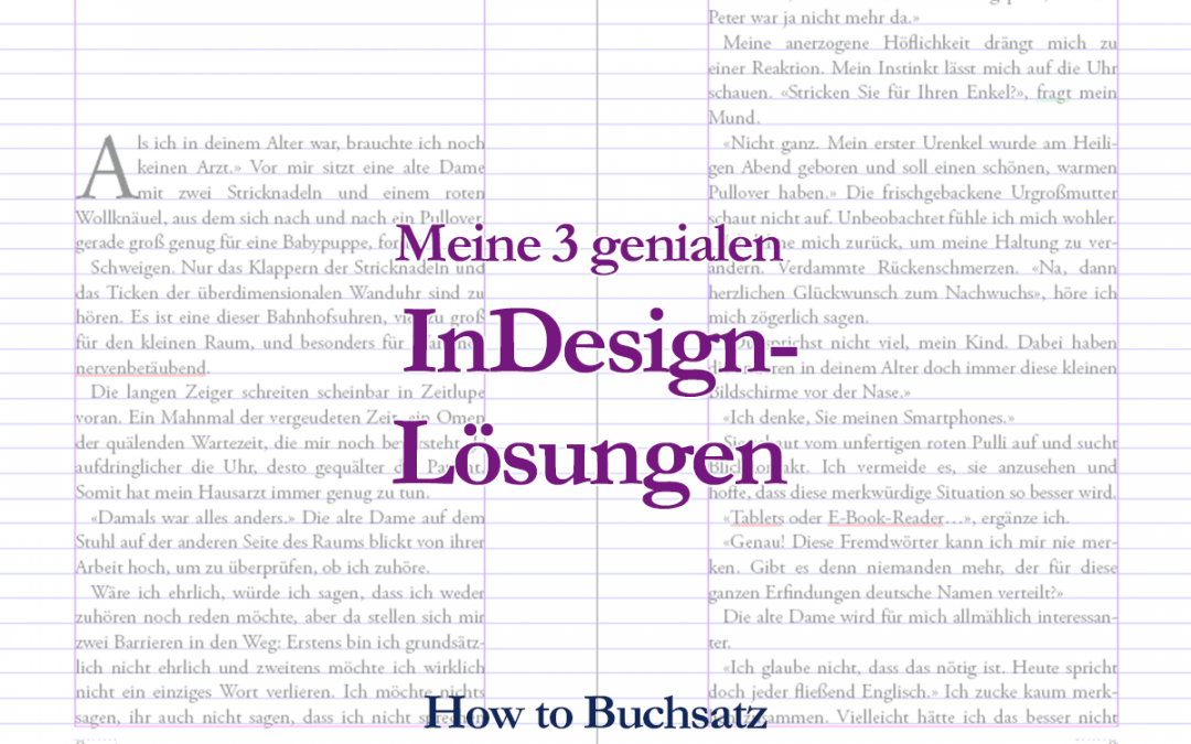 Diese 3 InDesign Buchsatz Ideen habe ich selbst entwickelt