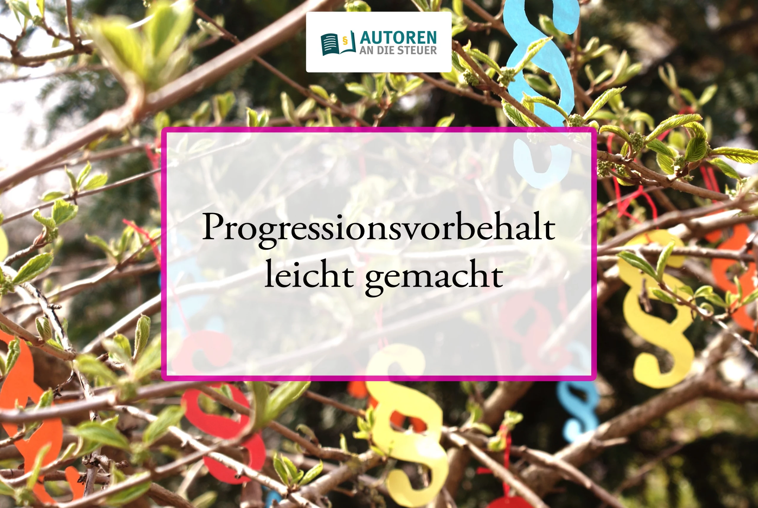 progressionsvorbehalt