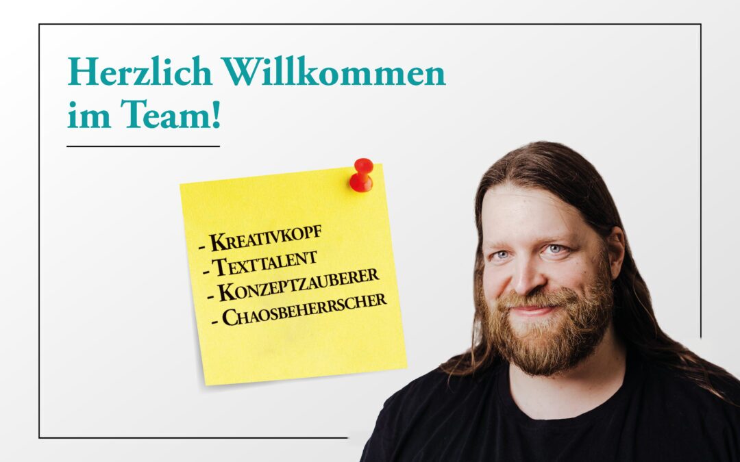 Marcel, unser neues Team-Mitglied