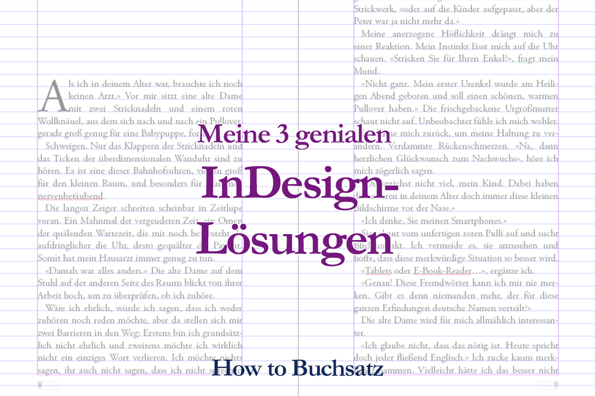 InDesign Buchsatz Ideen