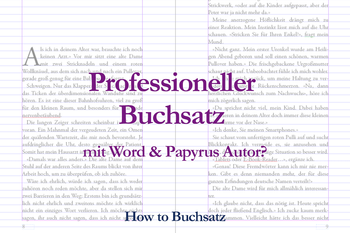 Professioneller Buchsatz mit InDesign