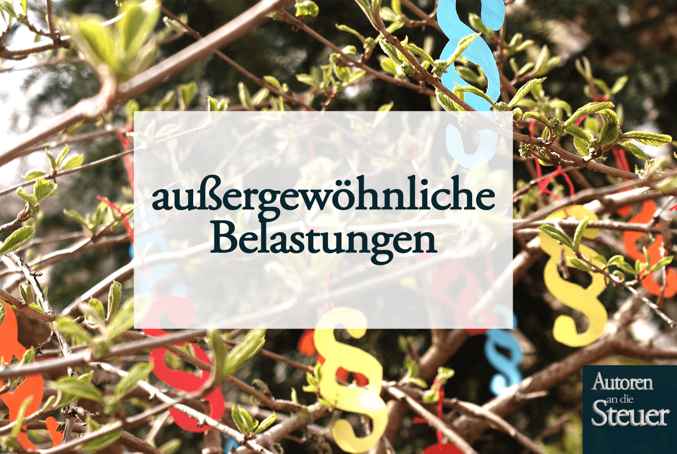 Außergewöhnliche Belastungen in der Einkommensteuererklärung angeben