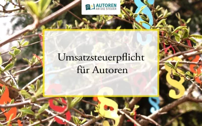 Umsatzsteuerpflicht für Autoren