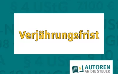 Die Verjährungsfrist für Autoren