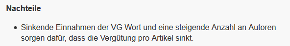 Artikel von "Selbstständig im Netz", 2012