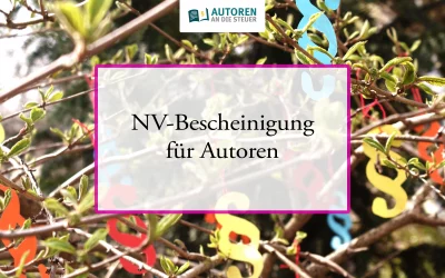 NV-Bescheinigung für Autoren | Autoren an die Formulare