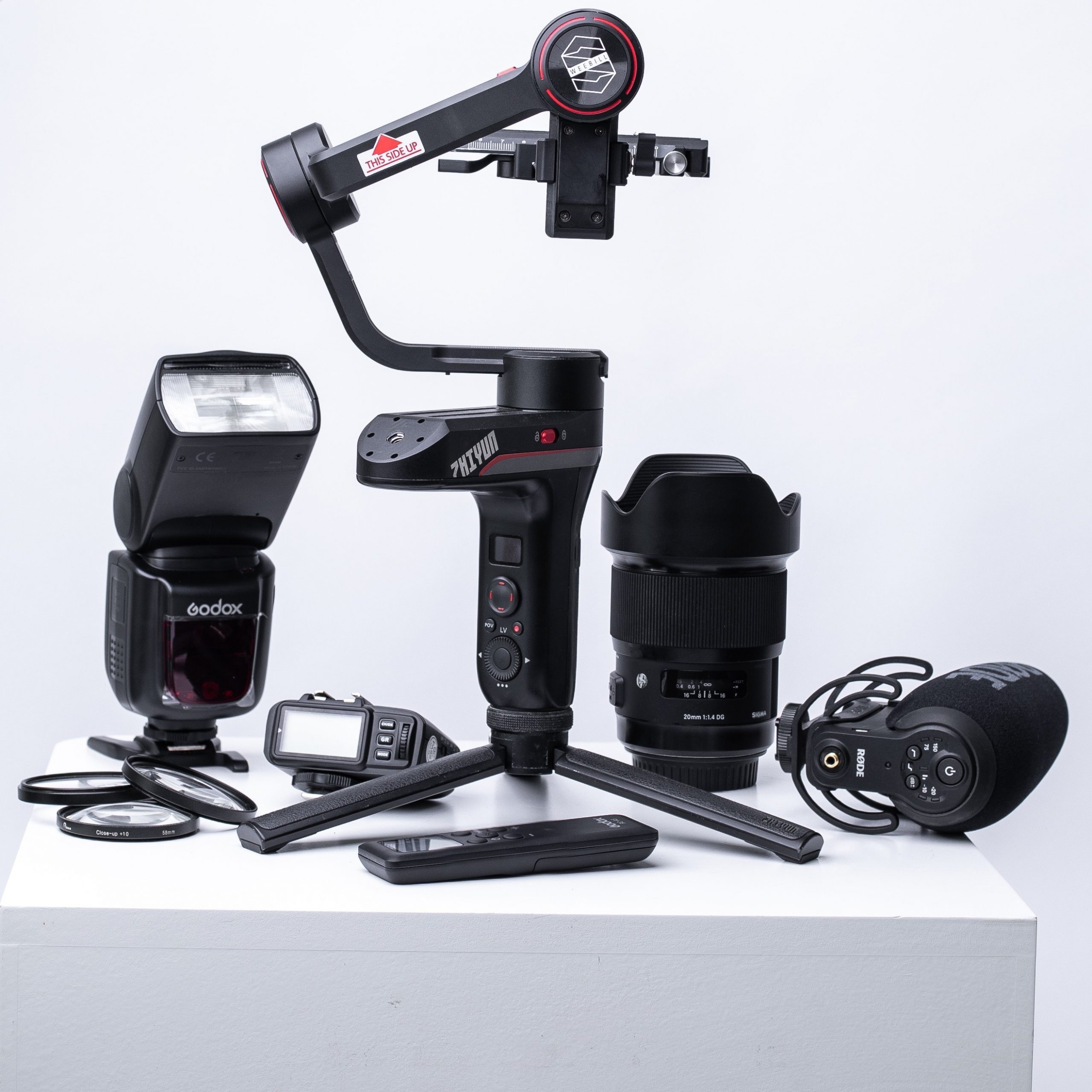 Equipment für Lesung